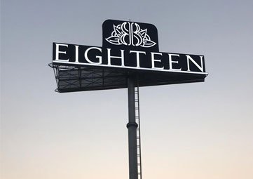 Highest Dual Billboard on Unipole Installed at Eighteen Islamabad